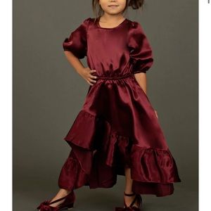 JOYFOLIE GABRIELLA DRESS IN BURGUNDY SIZE 5.
